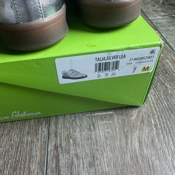 Sam Edelman TALIA SLIP ON SNEAKER Silver Size 7 - Picture 6 of 9